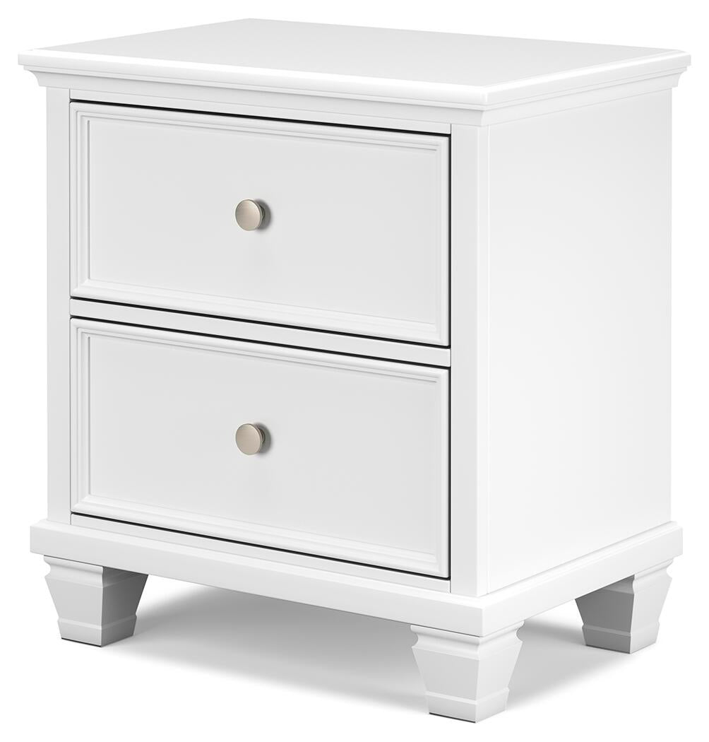 Fortman King Panel Storage Bed with Mirrored Dresser and Nightstand