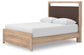Kinlanni Queen Upholstered Platform Bed, Dresser and Mirror