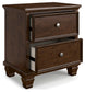 Danabrin Twin Panel Storage Bed, Dresser, Mirror and Nightstand