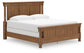 Rowlenstown King Poster Bed with Mirrored Dresser