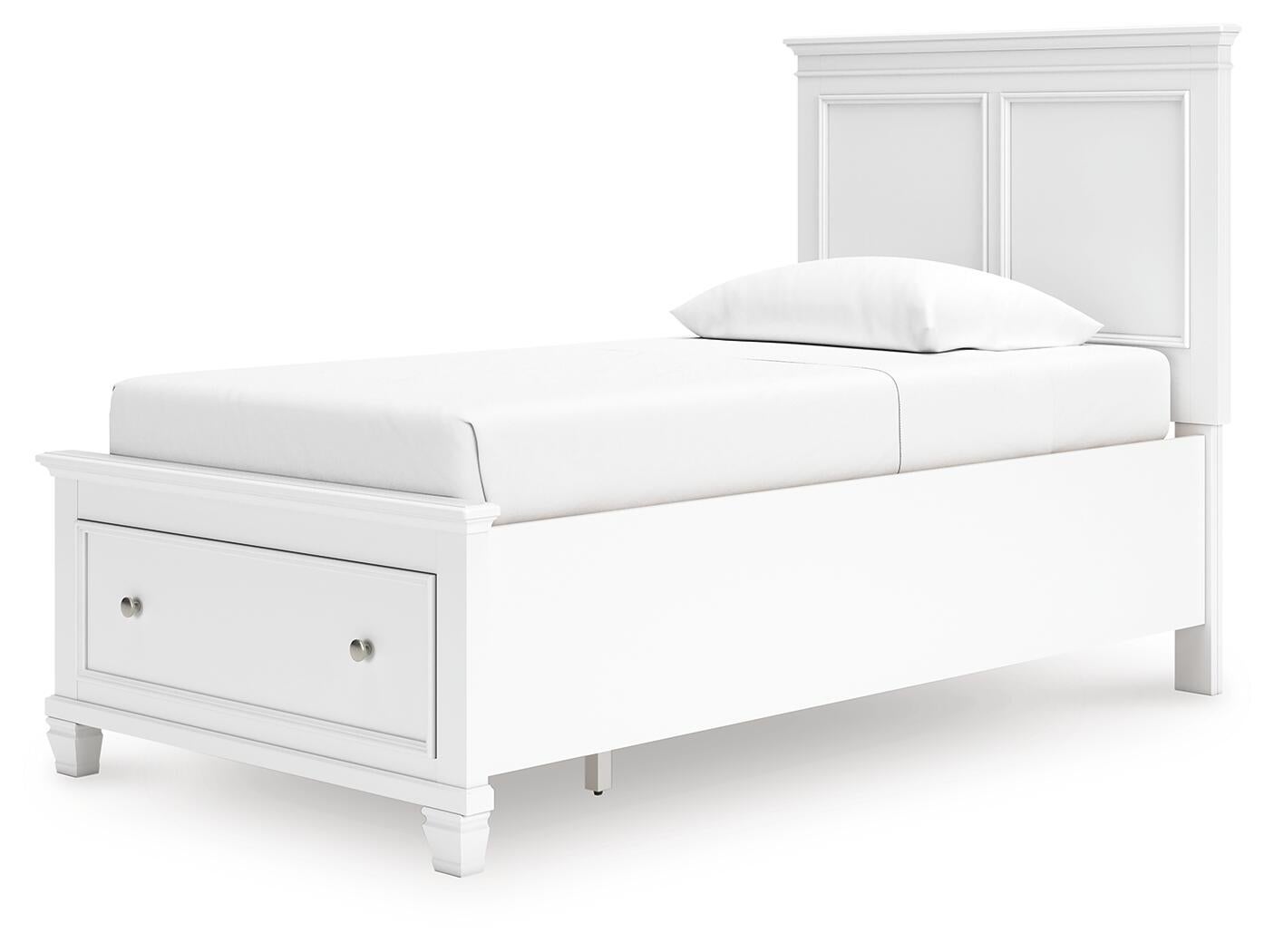Fortman Twin Panel Storage Bed, Dresser, Mirror and Nightstand