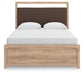 Kinlanni Queen Upholstered Panel Bed, Dresser, Mirror and Nightstand