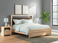 Kinlanni King Upholstered Panel Bed, Dresser and Mirror