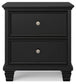 Lanolee King Panel Storage Bed, Dresser, Mirror and Nightstand