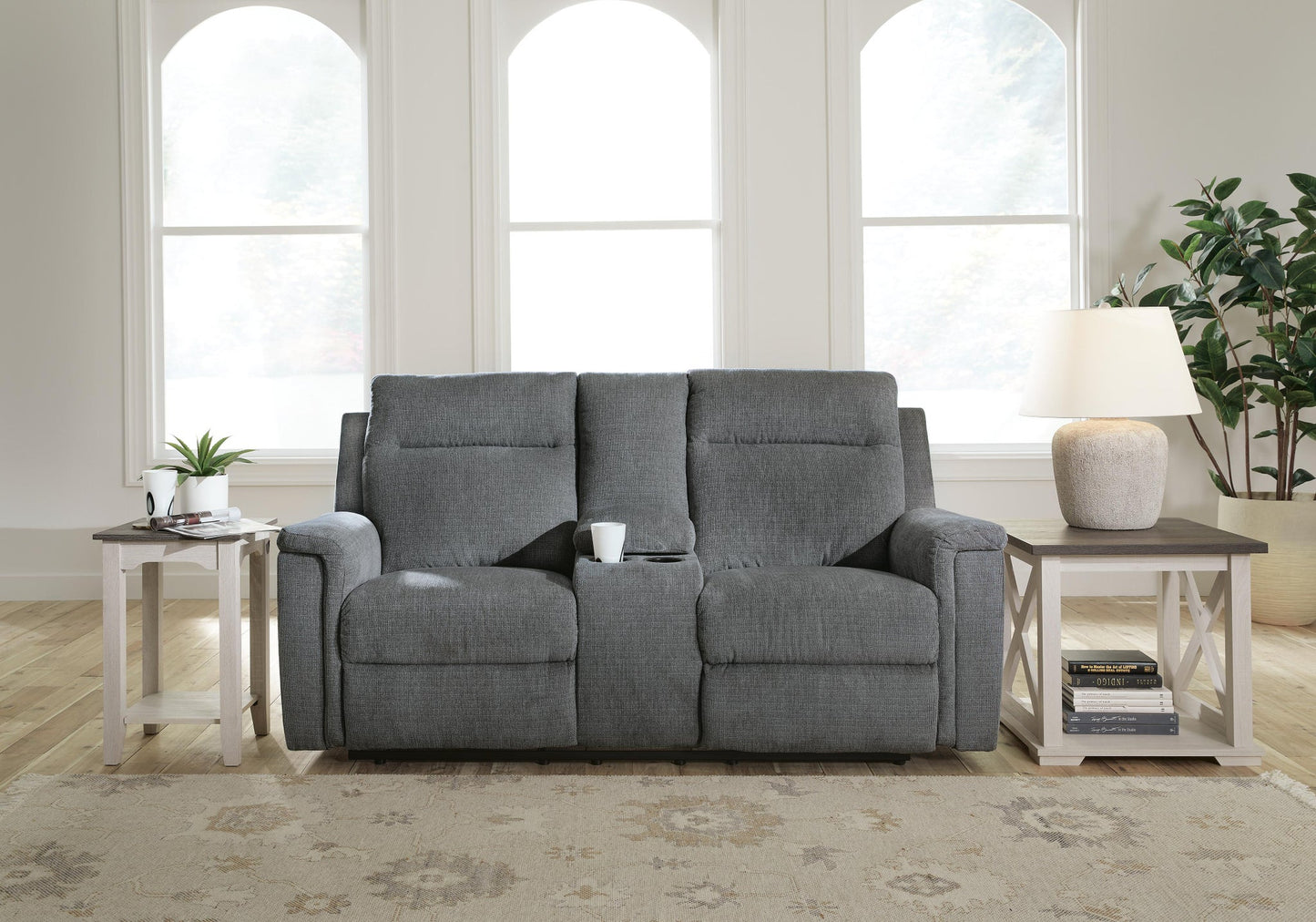 Barnsana DBL REC PWR Loveseat w/Console