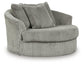 Lindyn Oversized Swivel Accent Chair