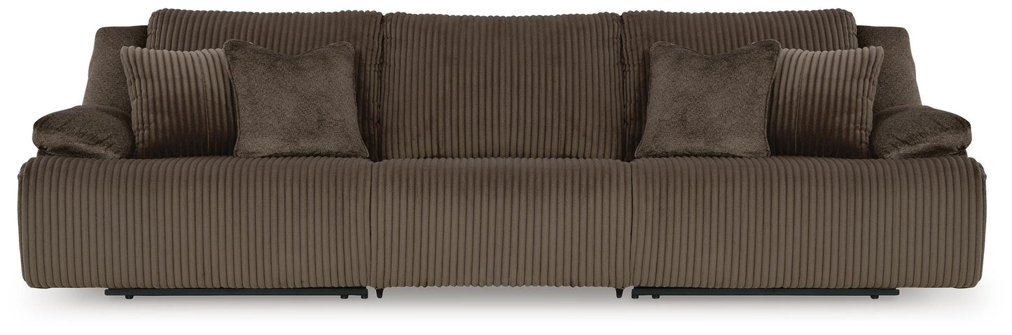 Top Tier 3-Piece Reclining Sectional Sofa