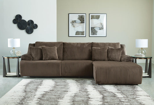 Top Tier 3-Piece Reclining Sectional Sofa Chaise
