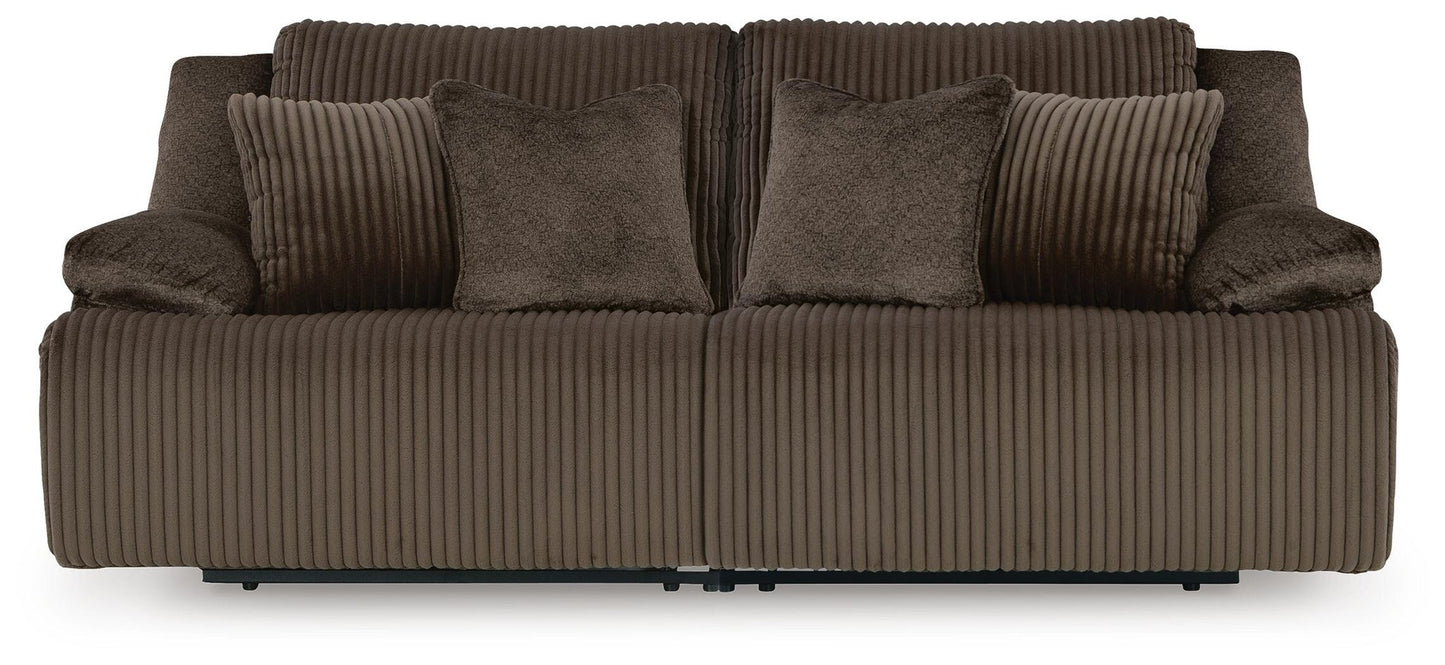 Top Tier 2-Piece Reclining Sectional Loveseat