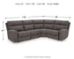 Next-Gen Durapella 4-Piece Power Reclining Sectional