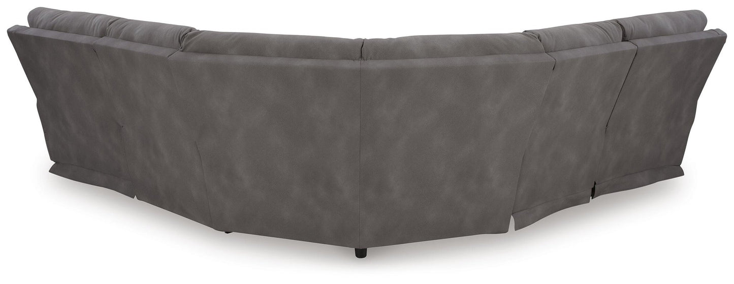 Next-Gen Durapella 5-Piece Power Reclining Sectional