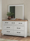 Savonport Queen Panel Storage Bed, Dresser and Mirror