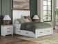 Savonport Queen Panel Storage Bed. Dresser, Mirror and Nightstand