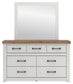 Savonport Queen Panel Storage Bed. Dresser, Mirror and Nightstand