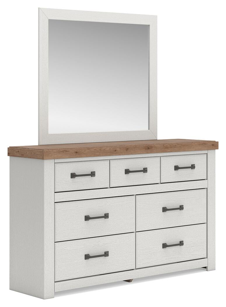 Savonport Queen Panel Bed, Dresser, Mirror, Chest and Nightstand