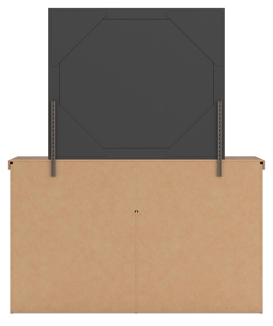 Savonport Queen Panel Bed. Dresser, Mirror and Nightstand