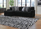 Midnight-Madness 3-Piece Sectional with Chaise