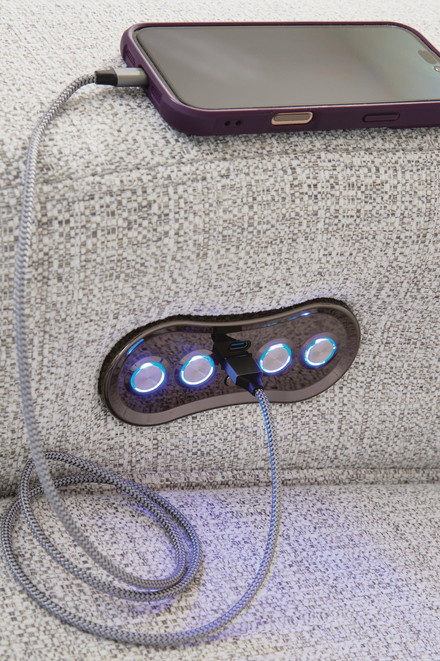Modmax II 7-Piece Power Reclining Sectional with Chaise and Audio Console