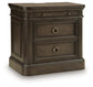 Wickenger Two Drawer Night Stand