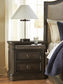 Wickenger Two Drawer Night Stand