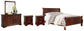 Alisdair California King Sleigh Bed with Mirrored Dresser and 2 Nightstands Premier Furniture & Mattress