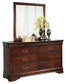 Alisdair King Sleigh Bed with Mirrored Dresser and 2 Nightstands Premier Furniture & Mattress