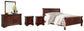 Alisdair Queen Sleigh Bed with Mirrored Dresser and 2 Nightstands Premier Furniture & Mattress