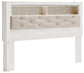 Altyra King Bookcase Headboard with Mirrored Dresser Premier Furniture & Mattress