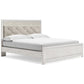 Altyra King Panel Bed with Mirrored Dresser - Premier Furniture & Mattress