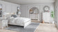 Altyra Queen Bookcase Headboard with Mirrored Dresser Premier Furniture & Mattress