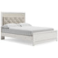 Altyra Queen Panel Bed with Mirrored Dresser Premier Furniture & Mattress