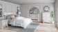 Altyra Queen Panel Headboard with Mirrored Dresser and Chest Premier Furniture & Mattress