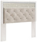 Altyra Queen Panel Headboard with Mirrored Dresser and Chest Premier Furniture & Mattress