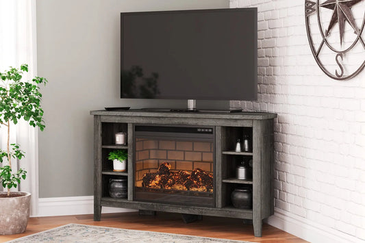 Arlenbry Corner TV Stand with Electric Fireplace Premier Furniture & Mattress
