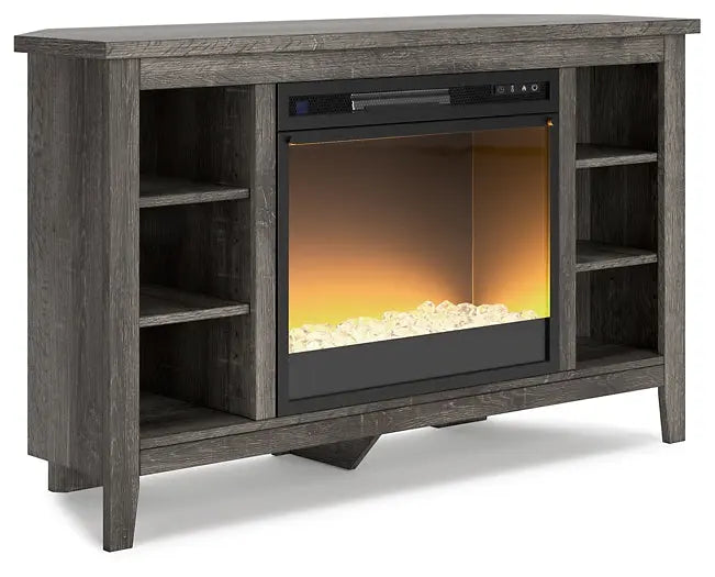 Arlenbry Corner TV Stand with Electric Fireplace Premier Furniture & Mattress