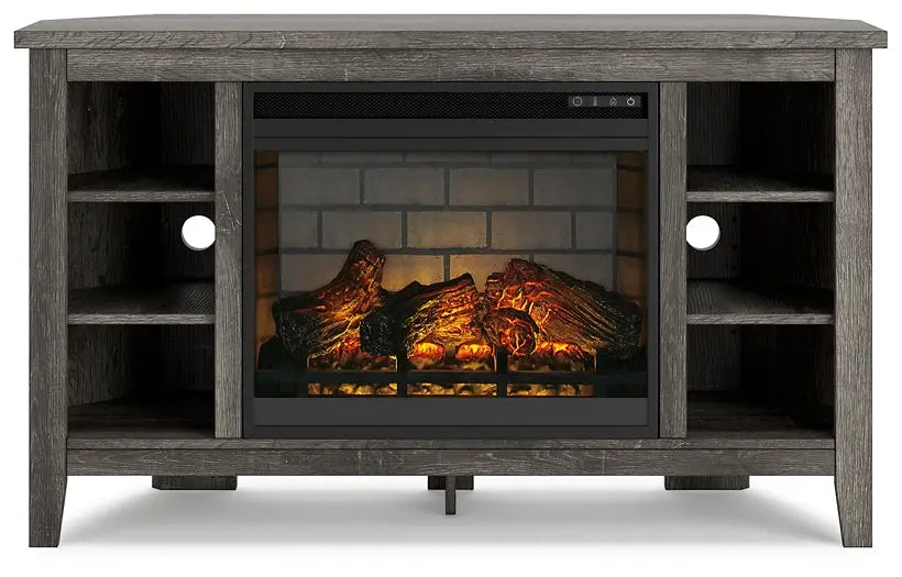 Arlenbry Corner TV Stand with Electric Fireplace Premier Furniture & Mattress
