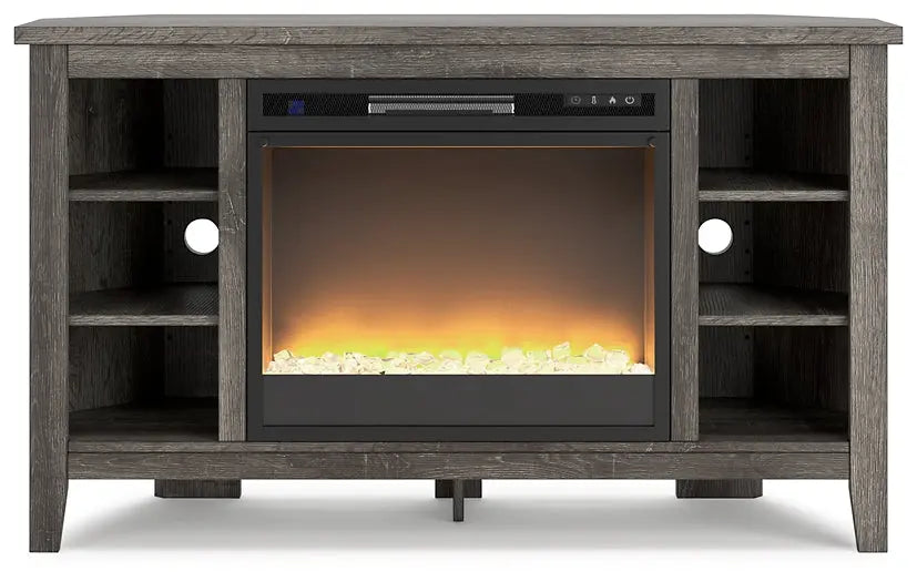 Arlenbry Corner TV Stand with Electric Fireplace Premier Furniture & Mattress