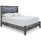 Baystorm Full Panel Bed with Mirrored Dresser and Nightstand Premier Furniture & Mattress