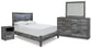 Baystorm Full Panel Bed with Mirrored Dresser and Nightstand Premier Furniture & Mattress