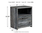 Baystorm Full Panel Headboard with Mirrored Dresser and Nightstand Premier Furniture & Mattress