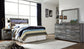 Baystorm Full Panel Headboard with Mirrored Dresser and Nightstand Premier Furniture & Mattress