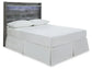 Baystorm Full Panel Headboard with Mirrored Dresser and Nightstand Premier Furniture & Mattress