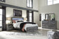 Baystorm Queen Panel Bed with 2 Storage Drawers with Mirrored Dresser and Nightstand - Premier Furniture & Mattress