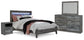 Baystorm Queen Panel Bed with Mirrored Dresser and Nightstand - Premier Furniture & Mattress