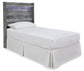 Baystorm Twin Panel Headboard with Mirrored Dresser and Nightstand - Premier Furniture & Mattress