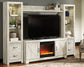 Bellaby 4-Piece Entertainment Center with Fireplace - Premier Furniture & Mattress