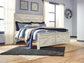 Bellaby Crossbuck Panel Bed With Mirrored Dresser - Premier Furniture & Mattress