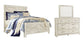 Bellaby Crossbuck Panel Bed With Mirrored Dresser - Premier Furniture & Mattress