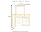 Brinxton King Panel Bed with Mirrored Dresser - Premier Furniture & Mattress