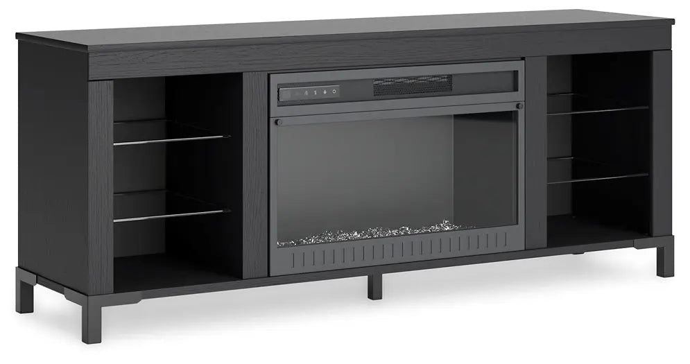 Cayberry TV Stand with Fireplace Premier Furniture & Mattress